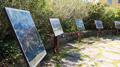 Peinture Cézanne sur le Terrain des peintres