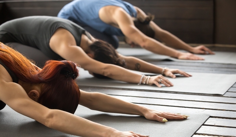 pratiquants de l'Ashtanga yoga à Aix