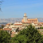 vue sur le village de Fuveau et la Ste Victoire