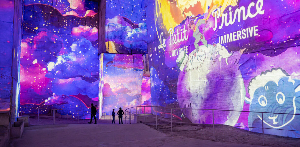 Les Baux-de-Provence : Carrières des Lumières