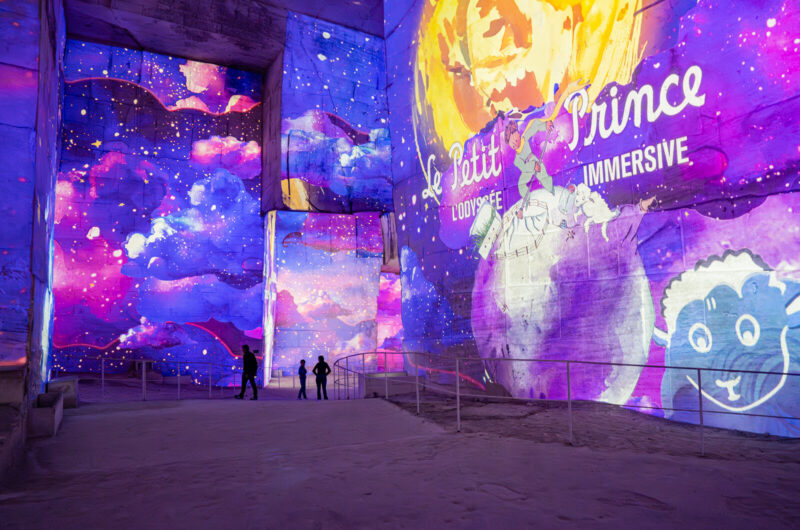 Les Baux-de-Provence : Carrières des Lumières