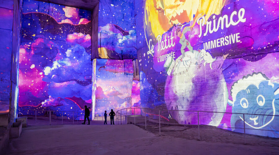 Les Baux-de-Provence : Carrières des Lumières